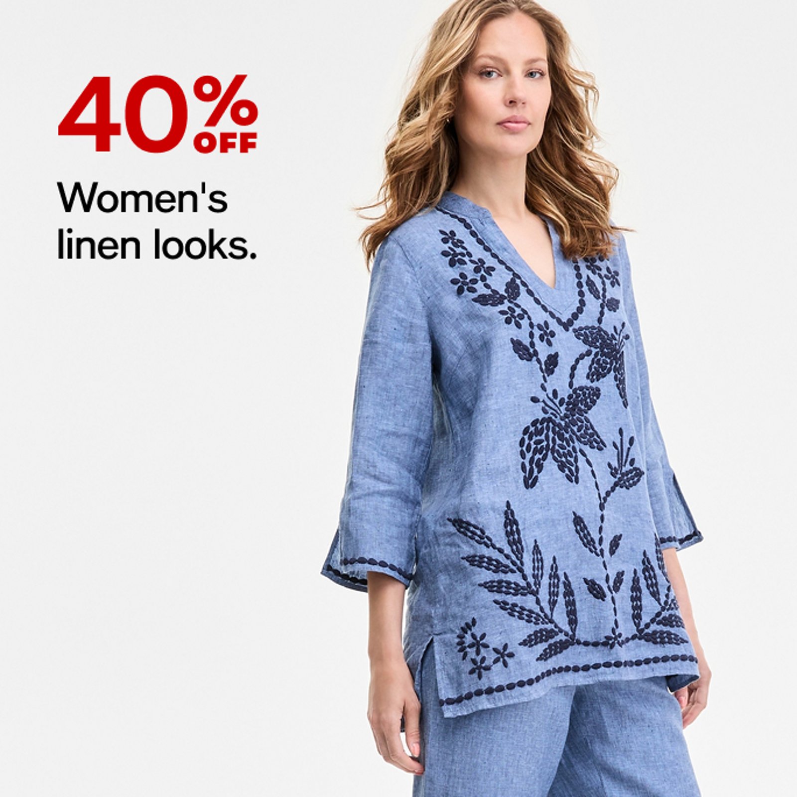 40% off Linen Looks