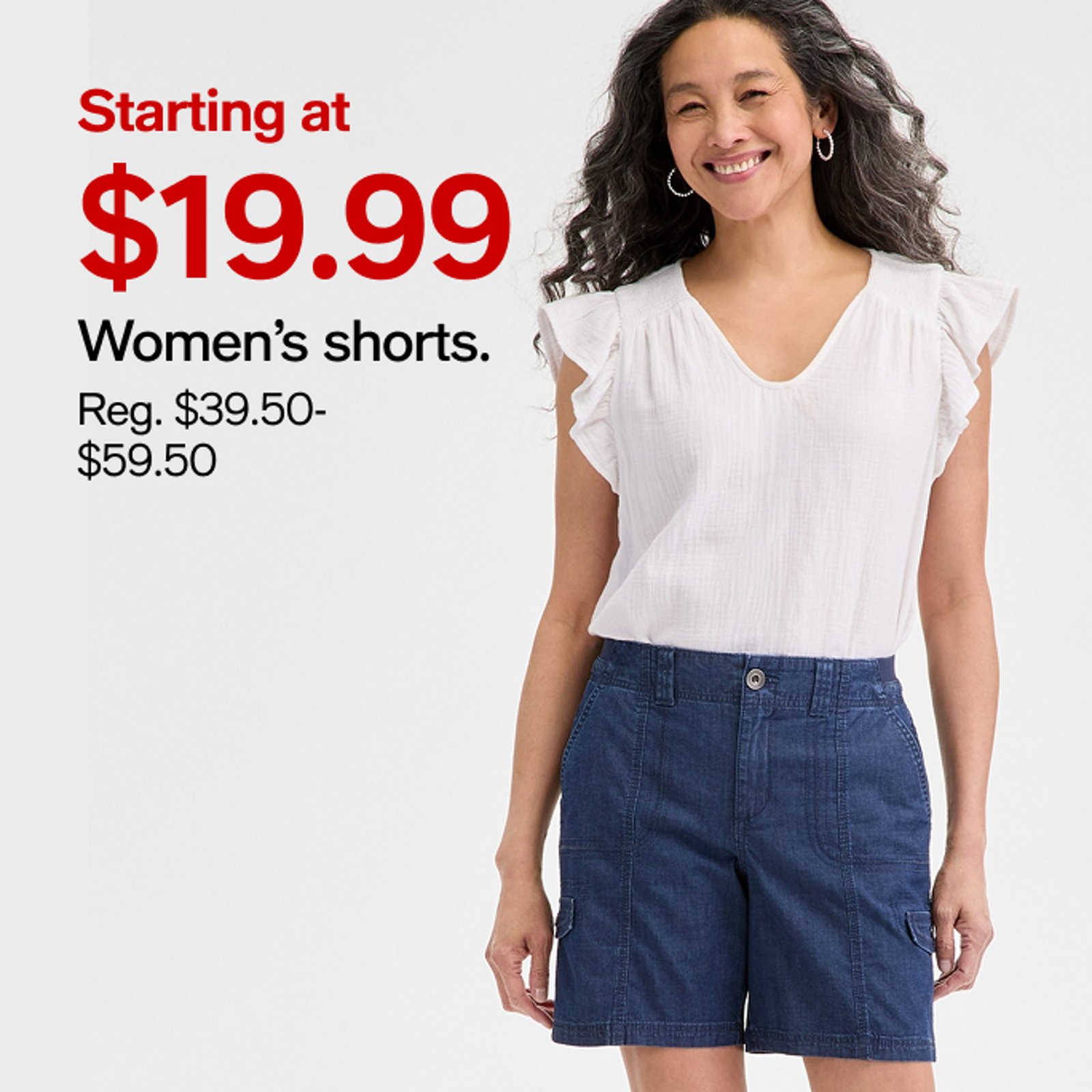 Starting at $19.99 Women's Shorts