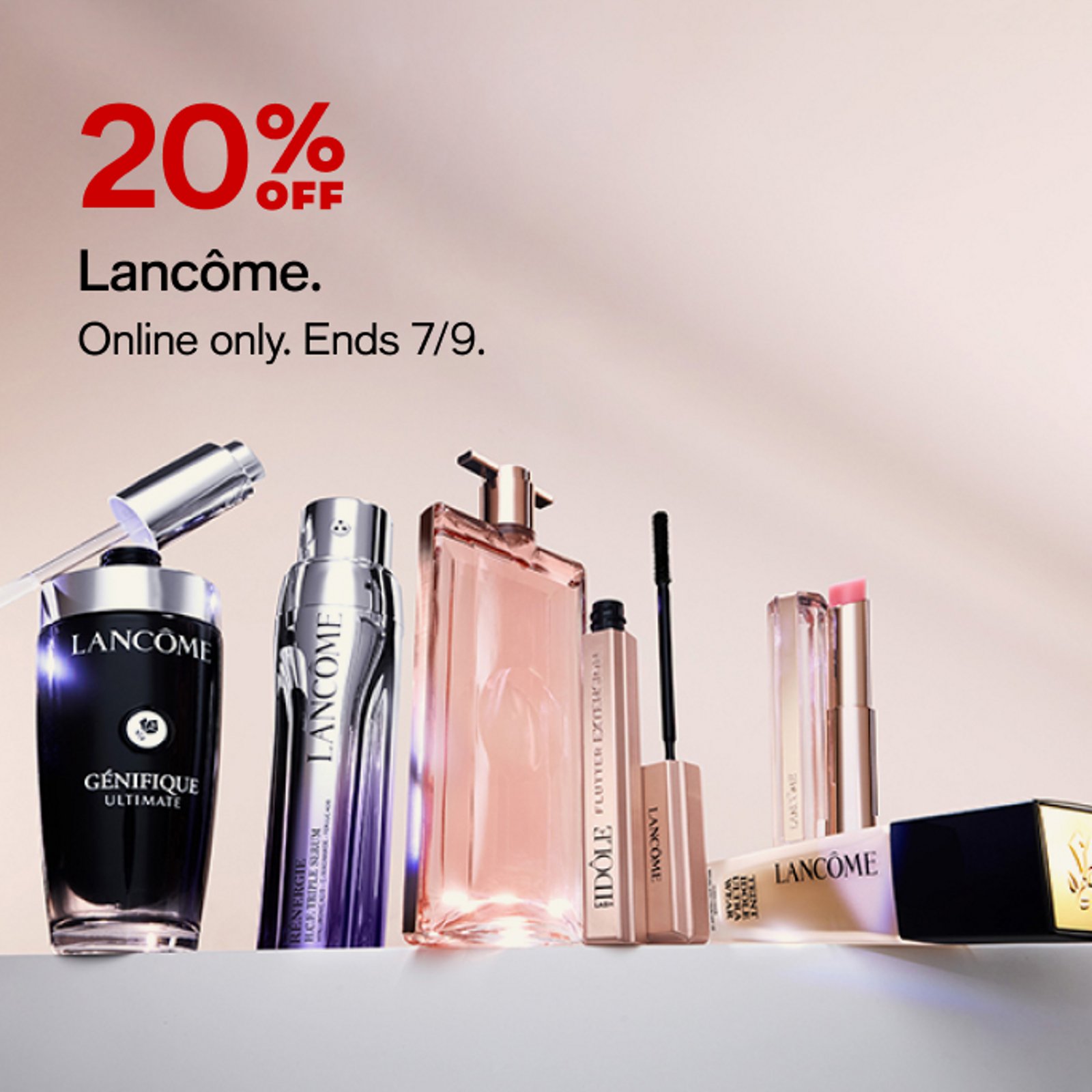 20% off Lancome