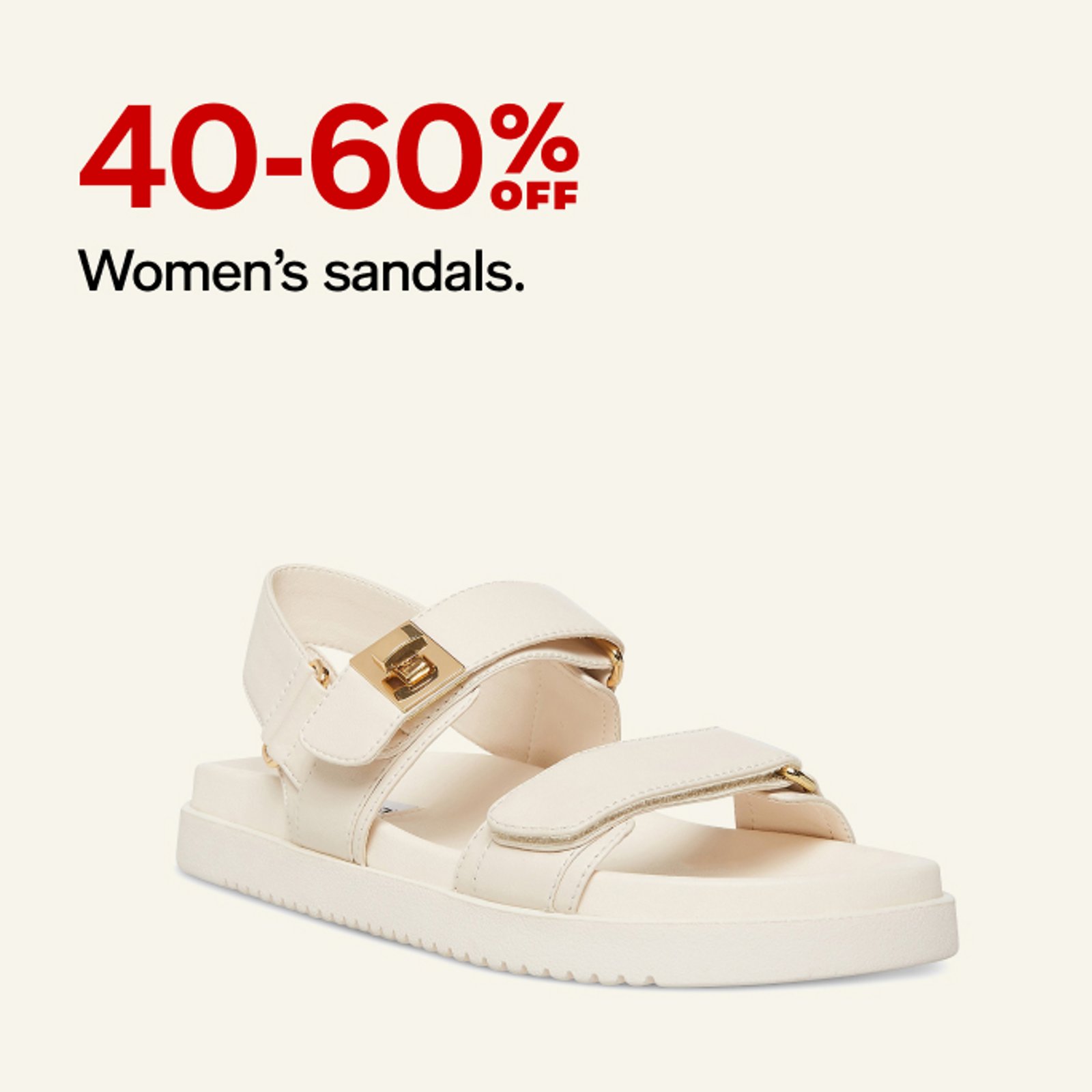 40-60% off Women's Sandals